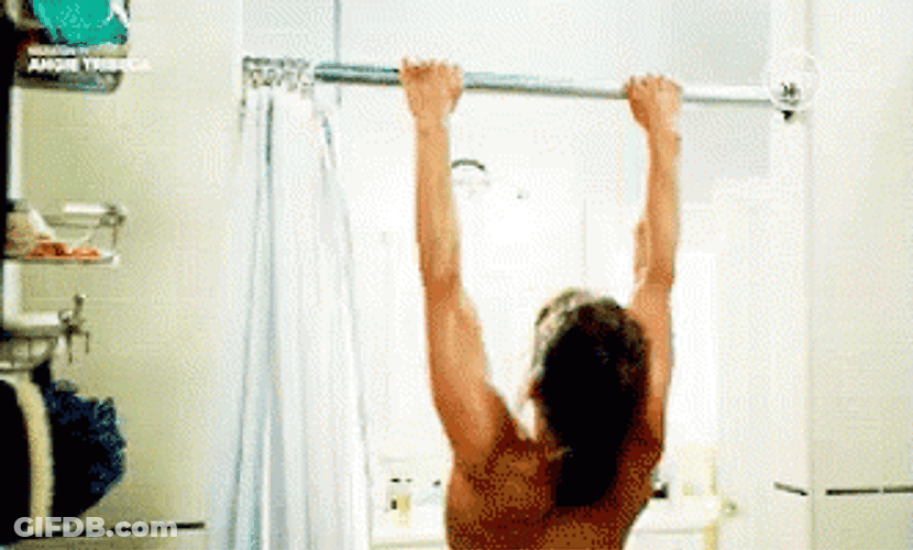 Bathroom Pull Ups GIF