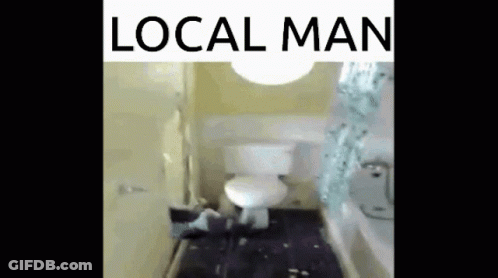 Bathroom With Local Man GIF