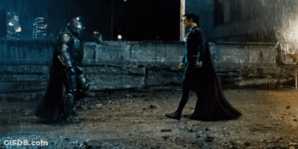Batman Against Superman Movie GIF