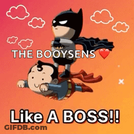 Batman And Superman Like A Boss GIF