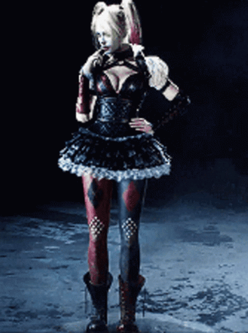 Batman Arkham City Harley Quinn GIF