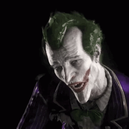 Batman Arkham City The Joker Grinning GIF