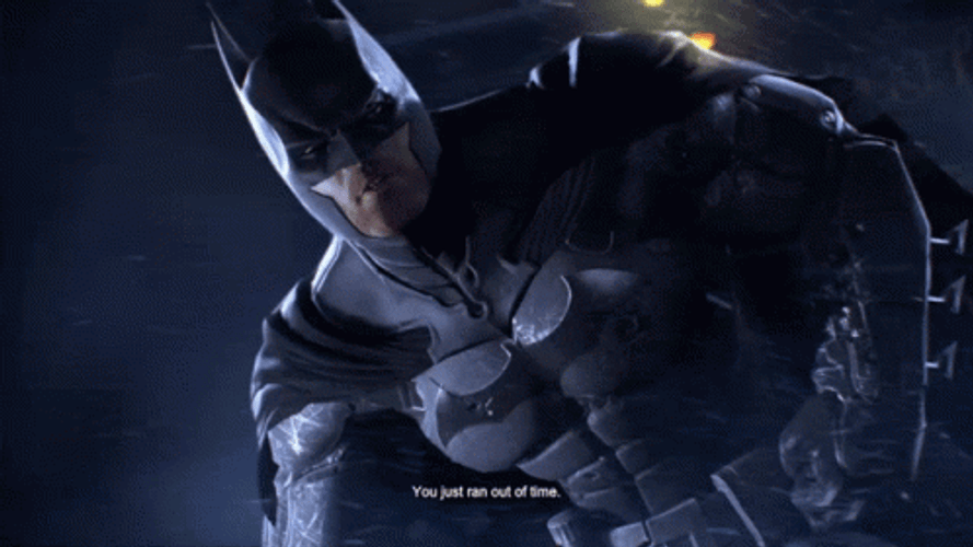 Batman Arkham City You Just Ran Out Of Time GIF