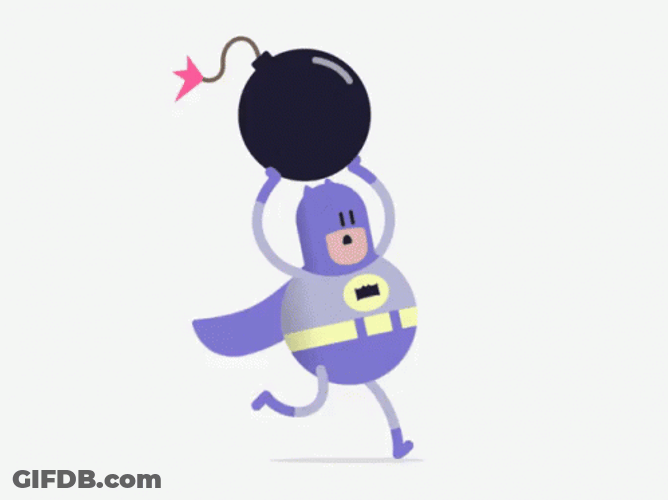 Batman Bomb Animation GIF