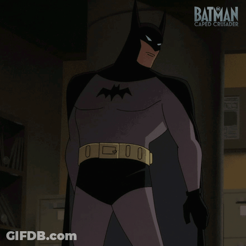 Batman Caped Crusader Poster GIF