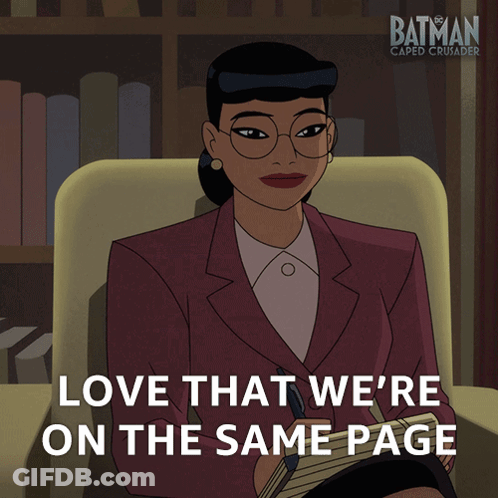 Batman Caped Crusader Woman Holding Pen GIF