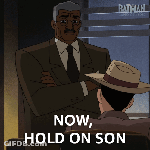 Batman Caped Crusaders Two Men GIF