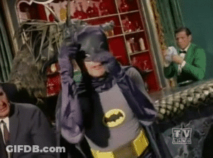 Batman Costume Man On TV Land Show GIF