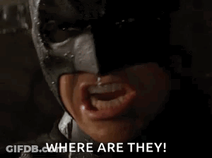 Batman Costume Screaming Where Are They GIF