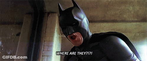 Batman Costume Screaming Where Are They GIF