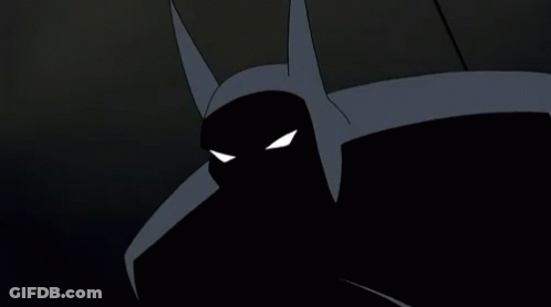Batman Face On Dark Background GIF