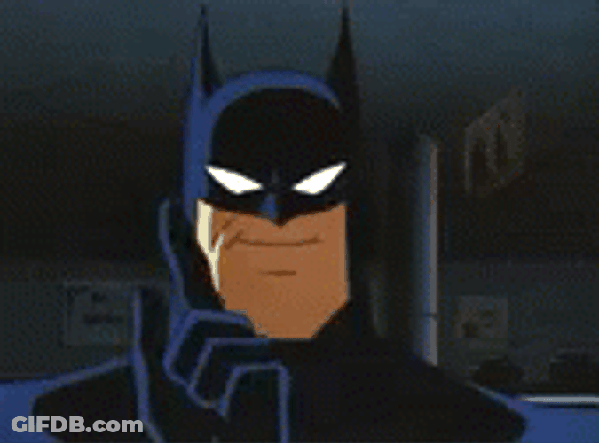Batman Finger Wag GIF