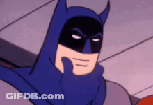 Batman Hand To Face GIF