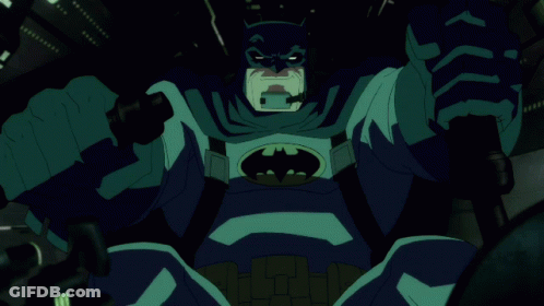 Batman Holding Gun GIF