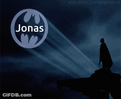 Batman Logo With Jonas GIF