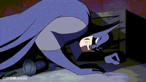 Batman Lying On Ground GIF