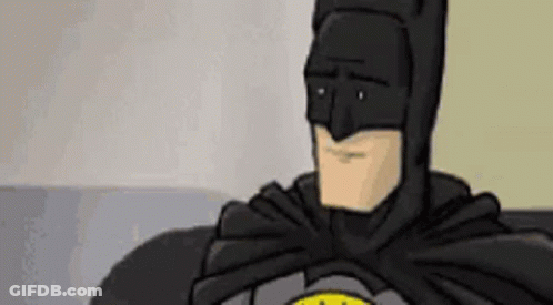 Batman Saying Because I'm Batman GIF