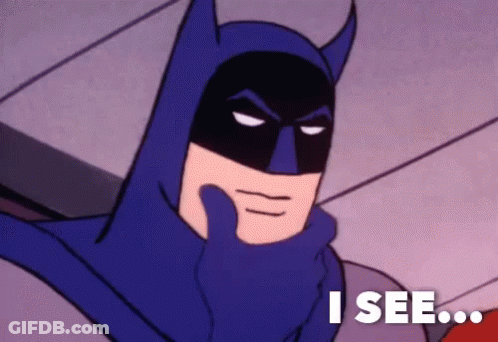 Batman Saying I See GIF
