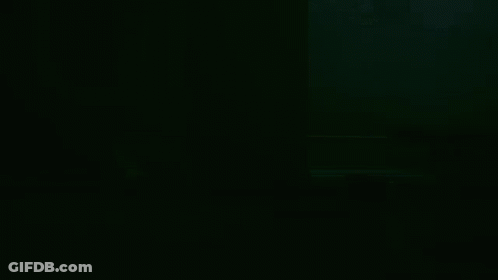 Batman Silhouette In Dark Room GIF