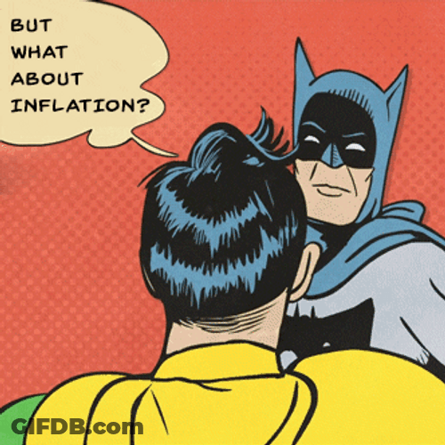 Batman Slapping Robin For Asking About Inflation GIF