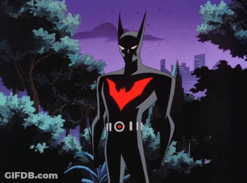 Batman Standing In Forest GIF