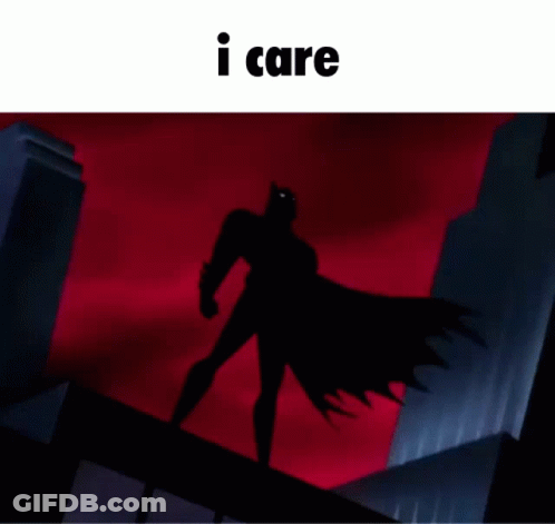 Batman Standing On Building Edge GIF