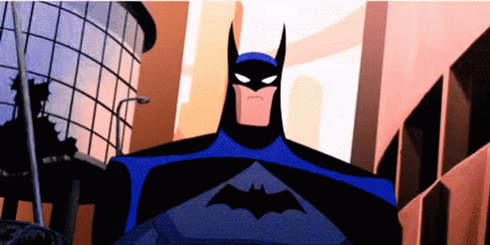 Batman Suspicious Squint Glare GIF