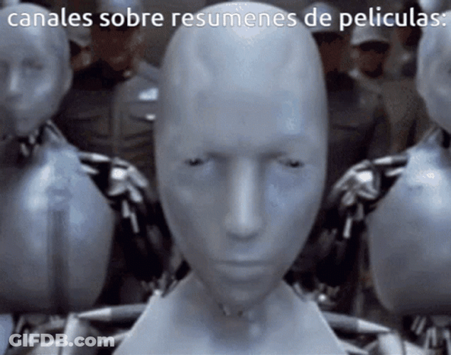 Battalion Of Irobot Lining Up GIF