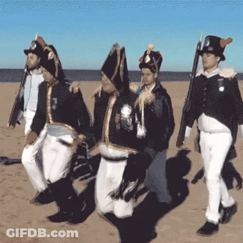 Battalion Running March GIF