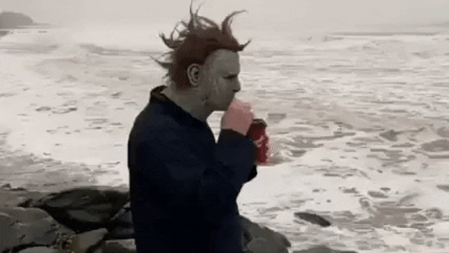 Batten Down The Hatches Michael Myers Meme GIF