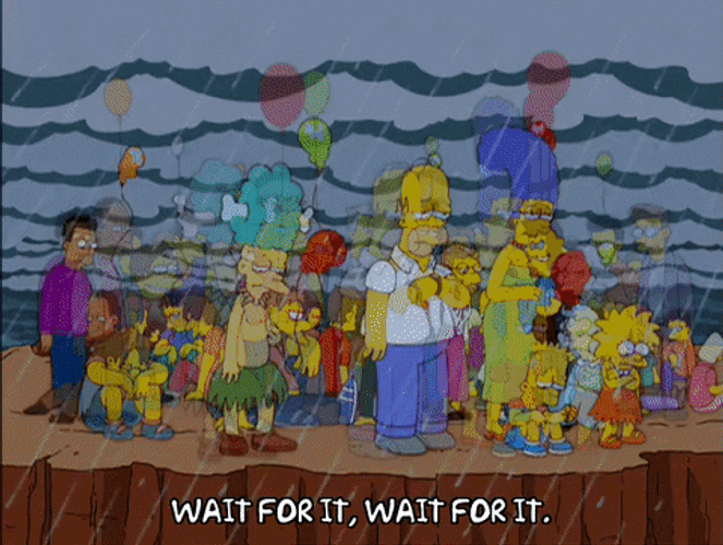 Batten Down The Hatches Storm The Simpsons GIF
