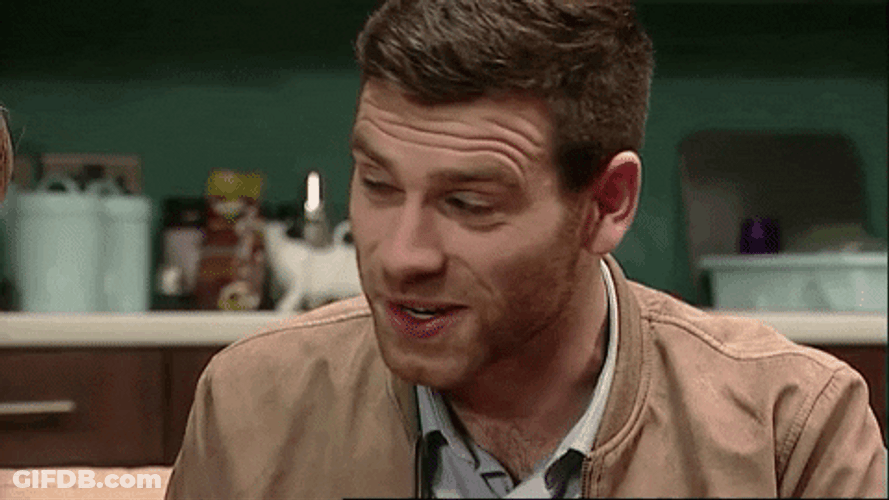 Batting Eyelashes Charming Guy Flirting GIF