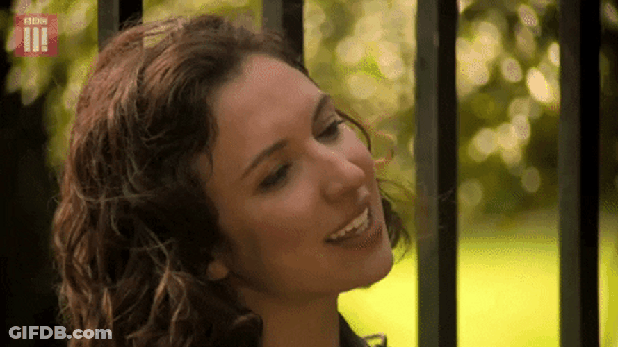 Batting Eyelashes Esther Smith Flirt GIF
