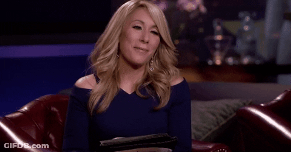 Batting Eyelashes Lori Greiner Shark Tank GIF