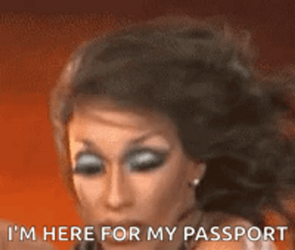 Batting Eyelashes Sahara Davenport Drag Queen GIF
