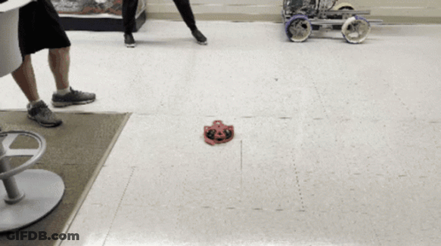 Battle Bots Rotating On Floor GIF