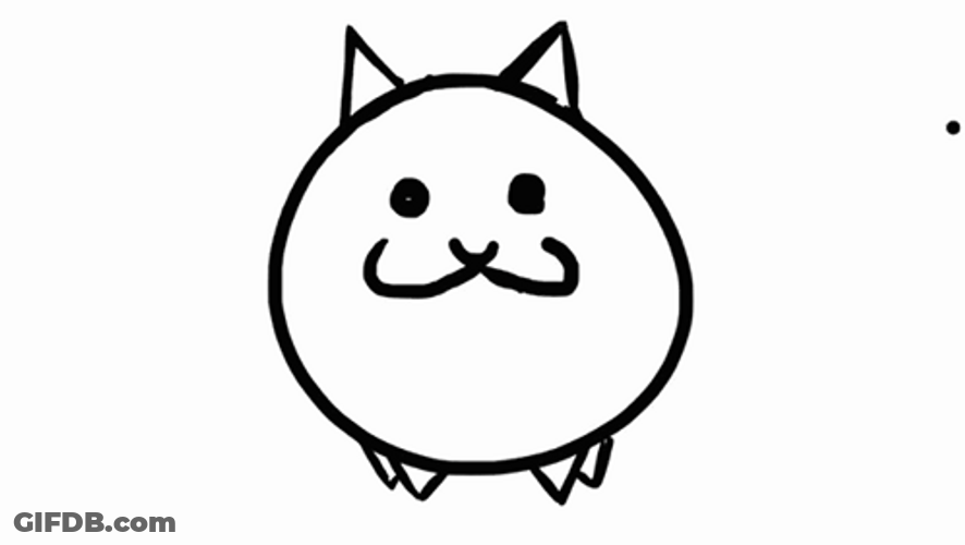 Battle Cats Dancing Head GIF