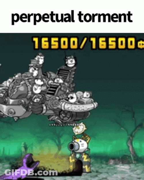 Battle Cats Perpetual Torment GIF