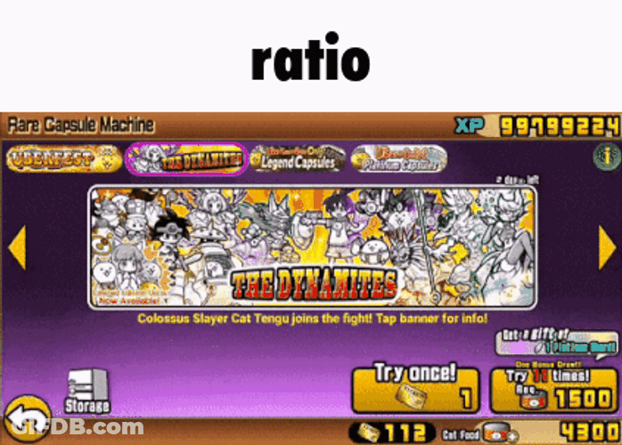 Battle Cats Ratio GIF