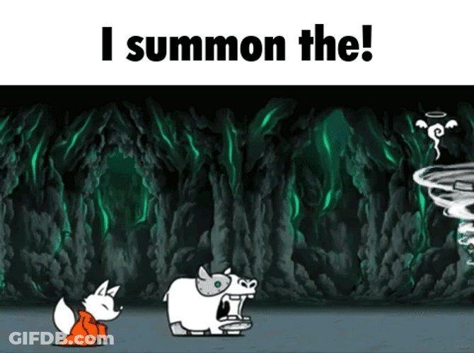 Battle Cats Spinning Games GIF