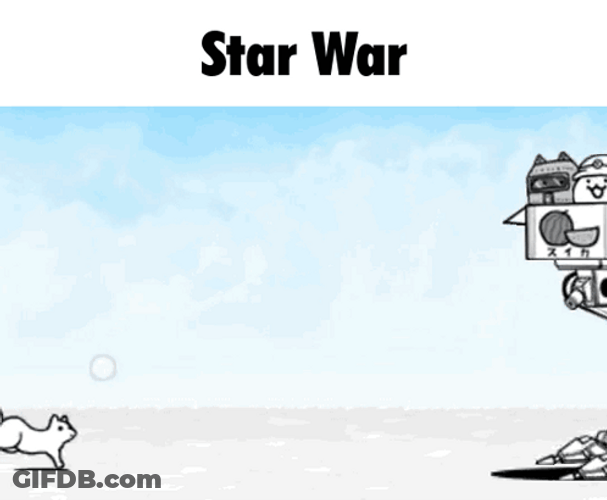 Battle Cats Star War GIF