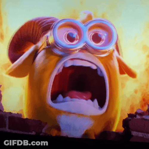 Battle Cry Bob Panicking Scream GIF
