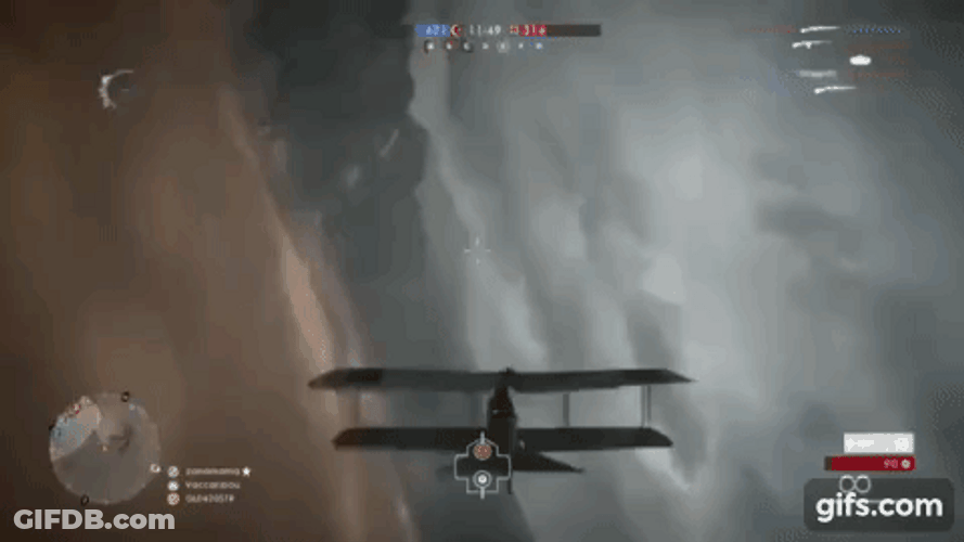 Battlefield 1 Video Game Plane GIF