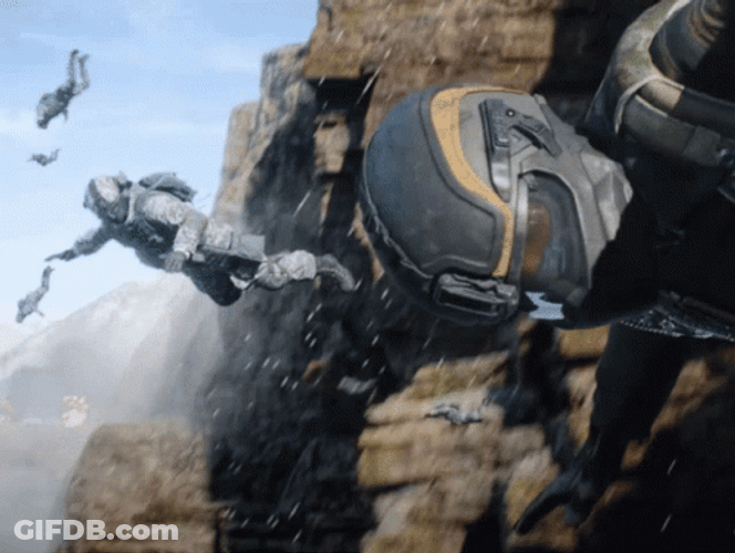 Battlefield 5 Skydiving GIF