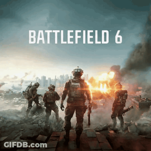 Battlefield 6 Soldiers Battle Scene GIF