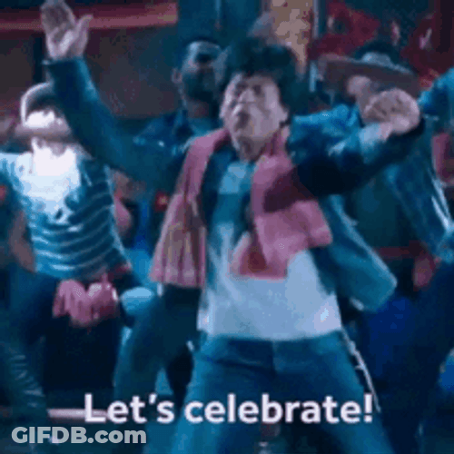 Bauua Singh Shah Rukh Khan Celebration Dance GIF