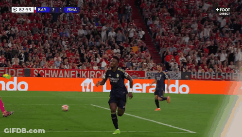 Bay Vs RMA Soccer Match Broadcast GIF
