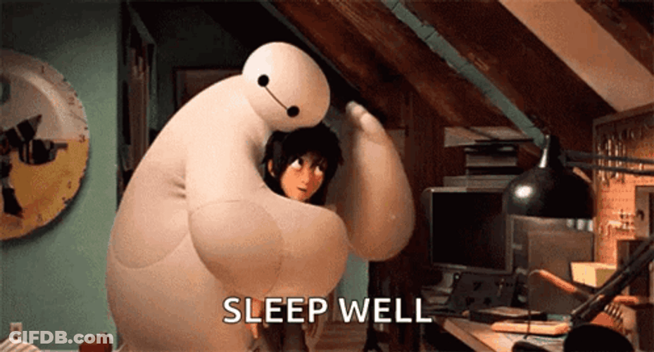 Baymax Big Boy Sleep Well GIF
