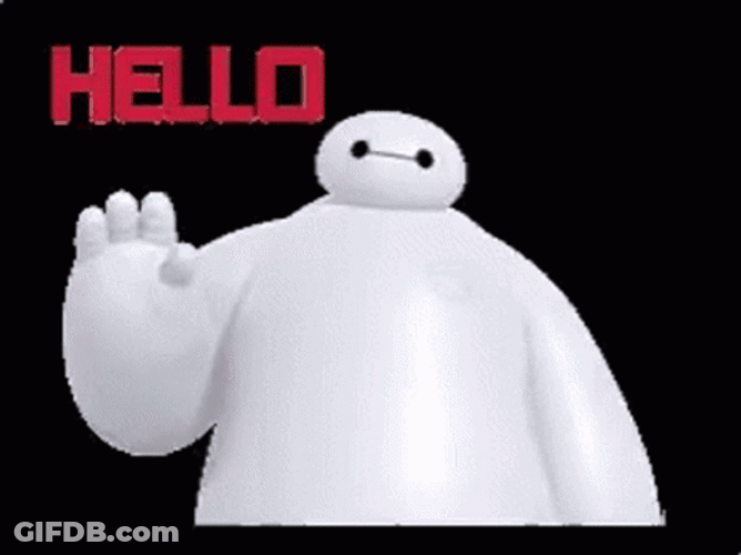 Baymax Big Hero Hello GIF