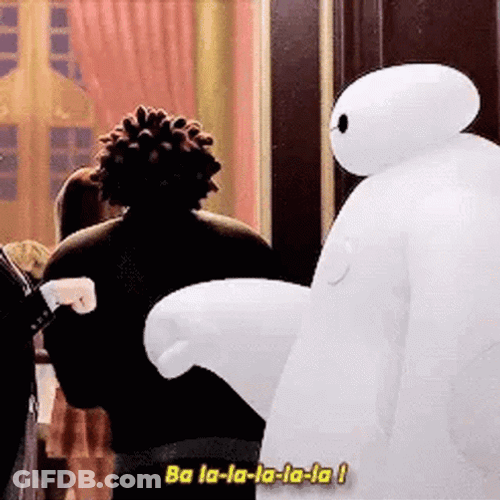 Baymax Fist Bump GIF